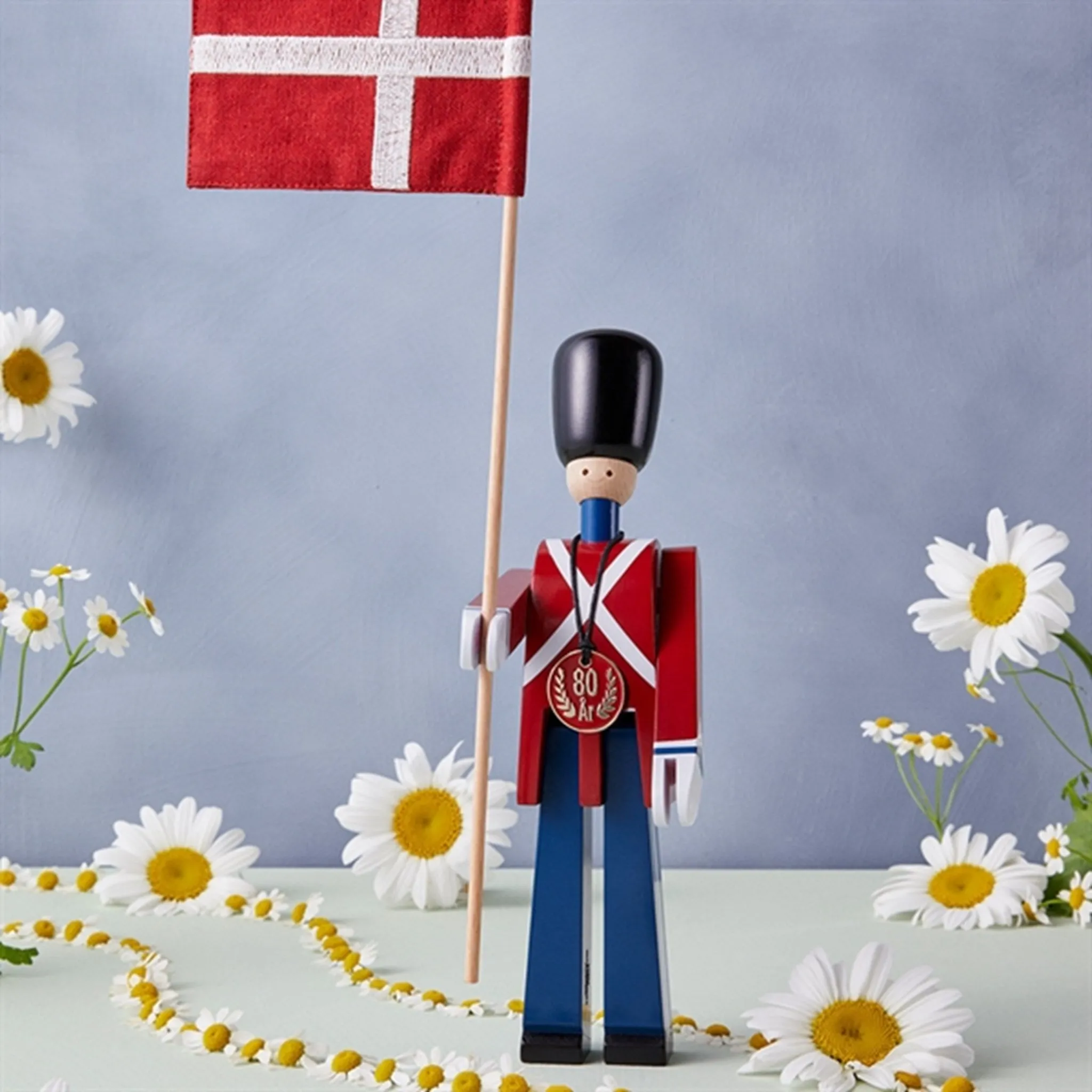 Kay Bojesen Guard Anniversary Small Red/Blue/White