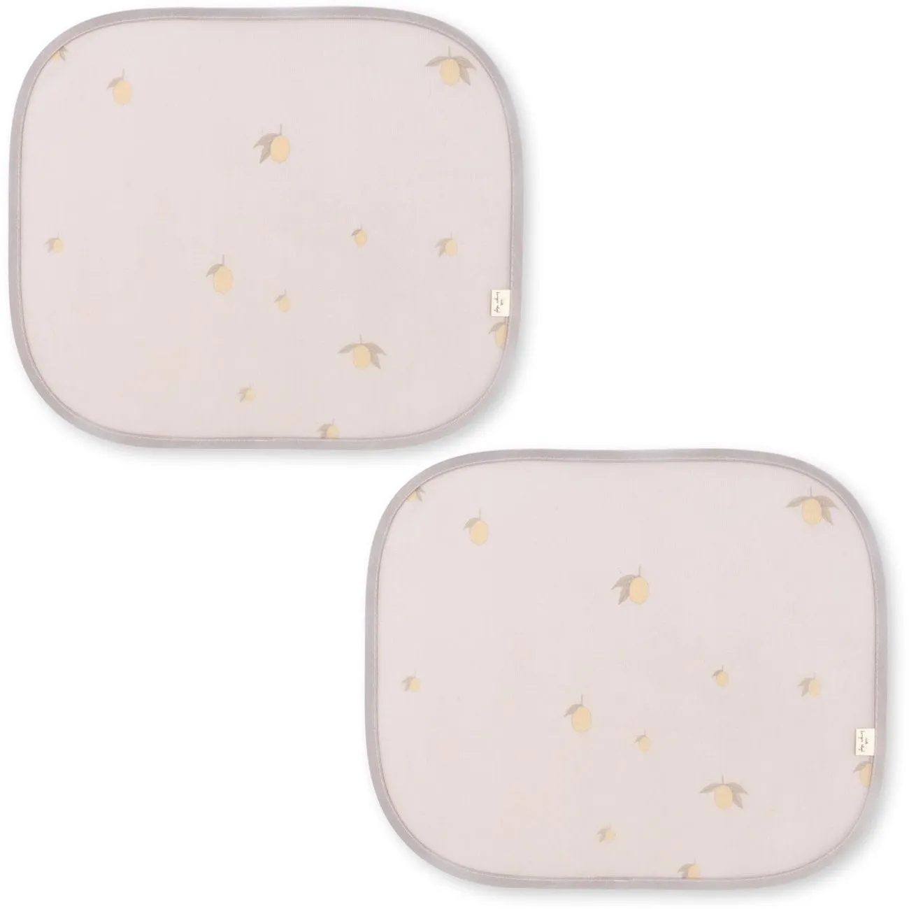 Konges Sløjd 2 pack Sunshades for the Car Lemon