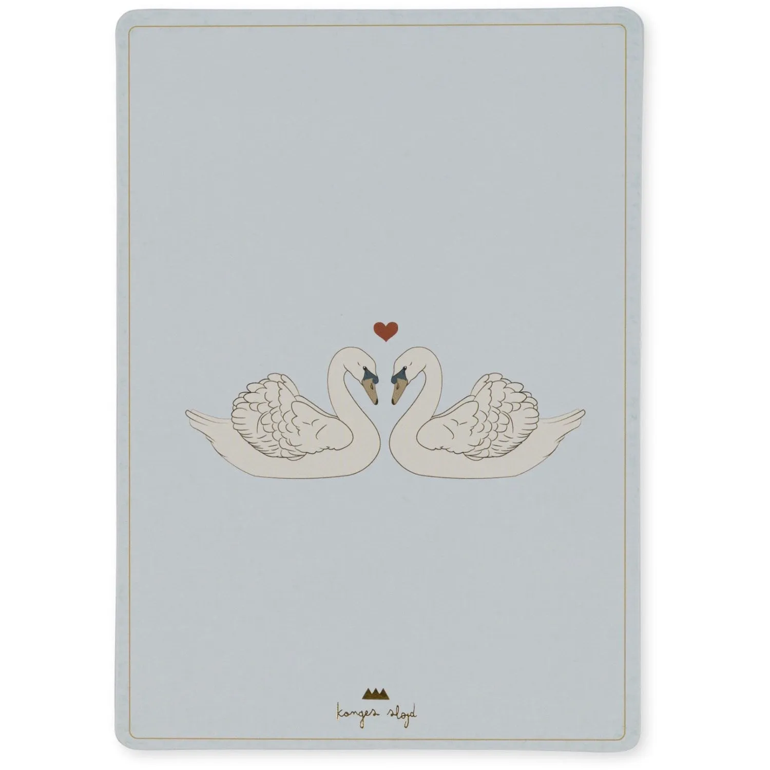 Konges Sløjd 6-Pack Greeting Card Dino/Swan