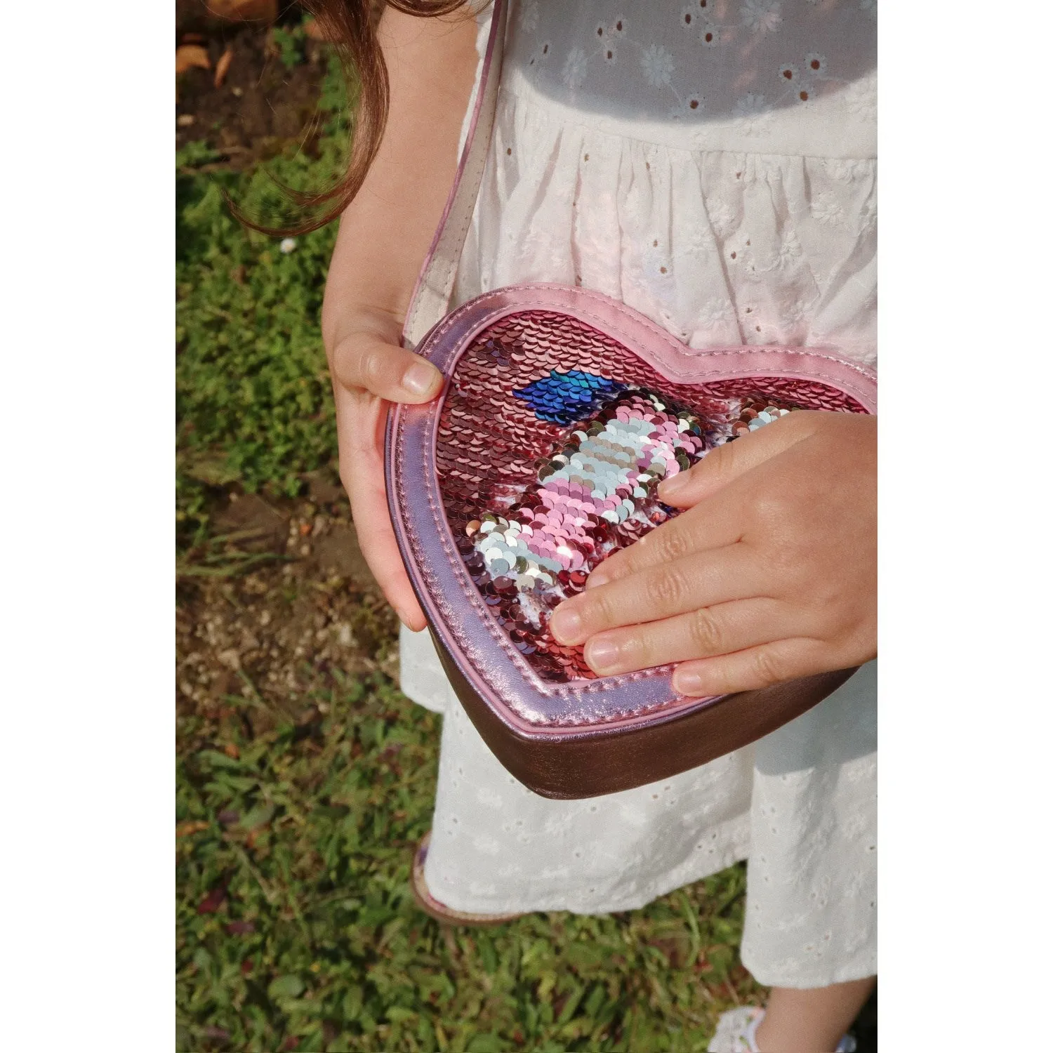 Konges Sløjd Rose Tut Heart Sequin Bag