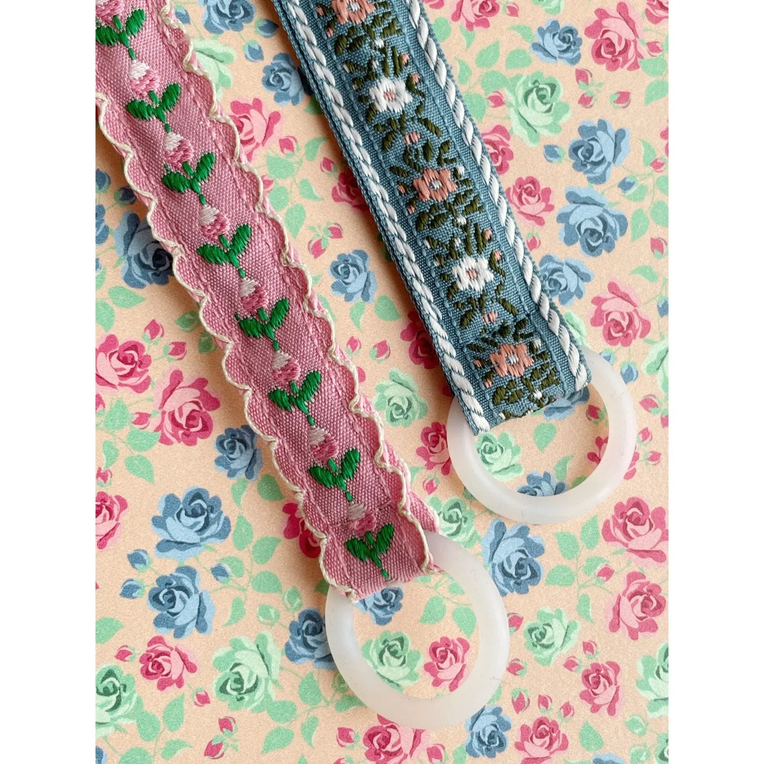 Konges Sløjd Vintage Blue Pacifier Strap Vintage