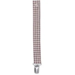Lalaby Mini Check Pacifier Clip