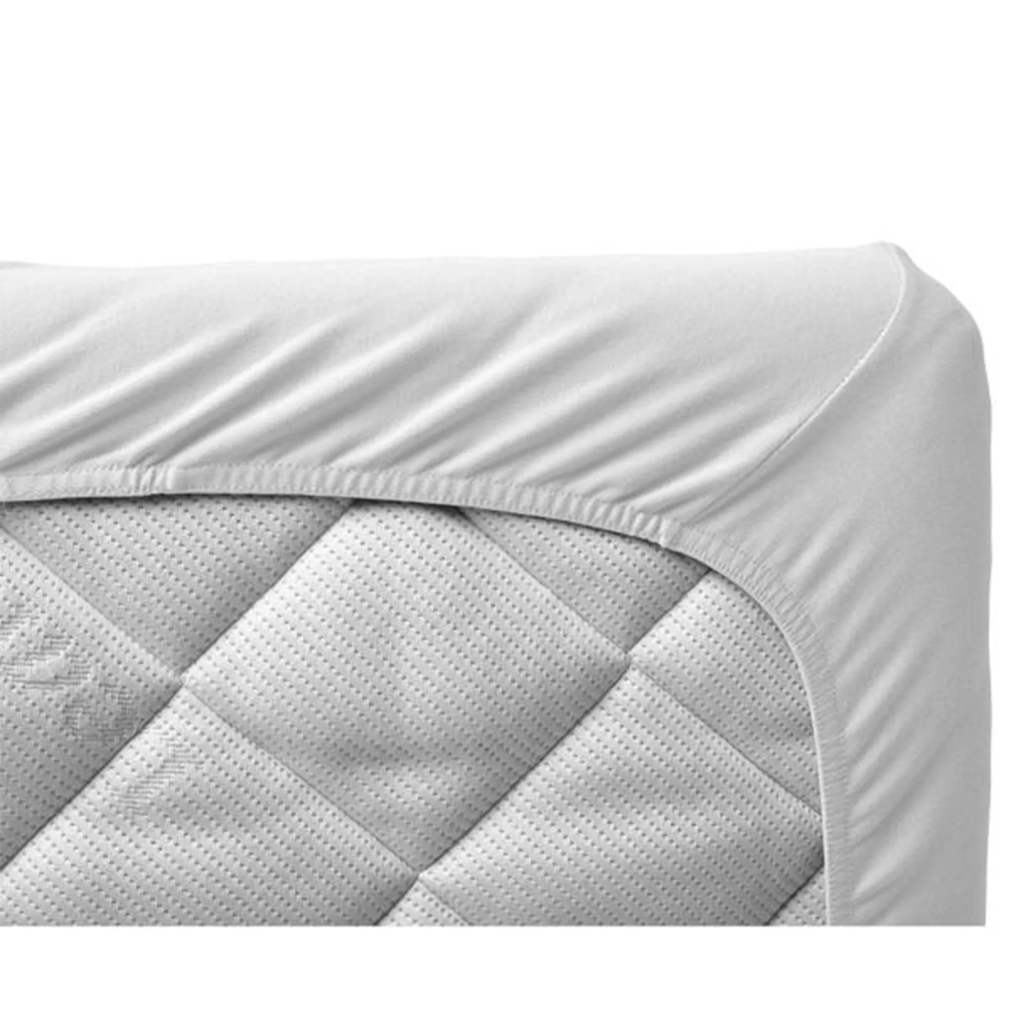 Leander Baby Cot Sheet 2-pack White