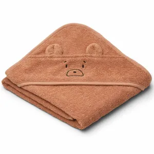 Liewood Albert Baby Towel Mr Bear Tuscany Rose