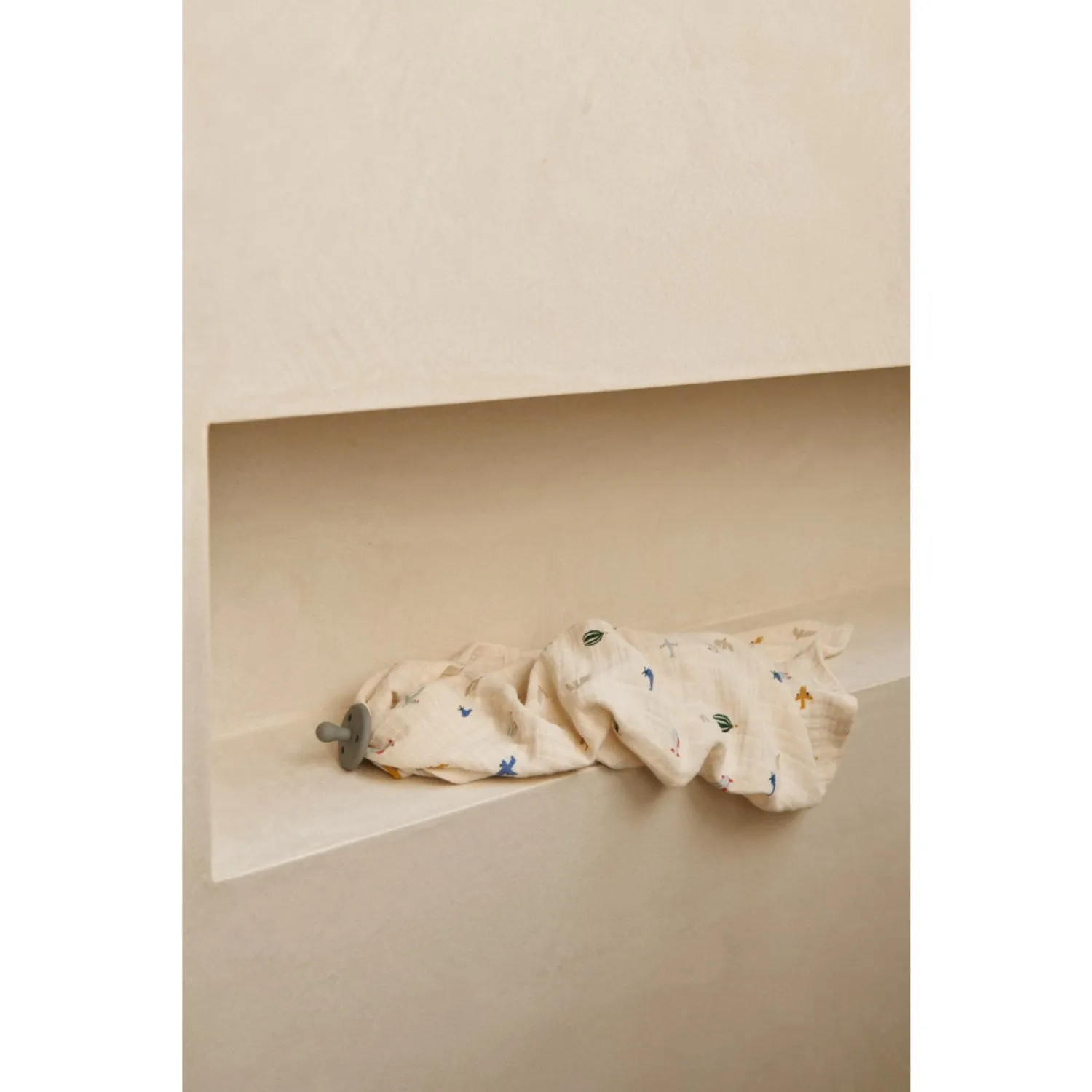 LIEWOOD Aviator / Ecru Lewis Muslin Cloth 2-Pack