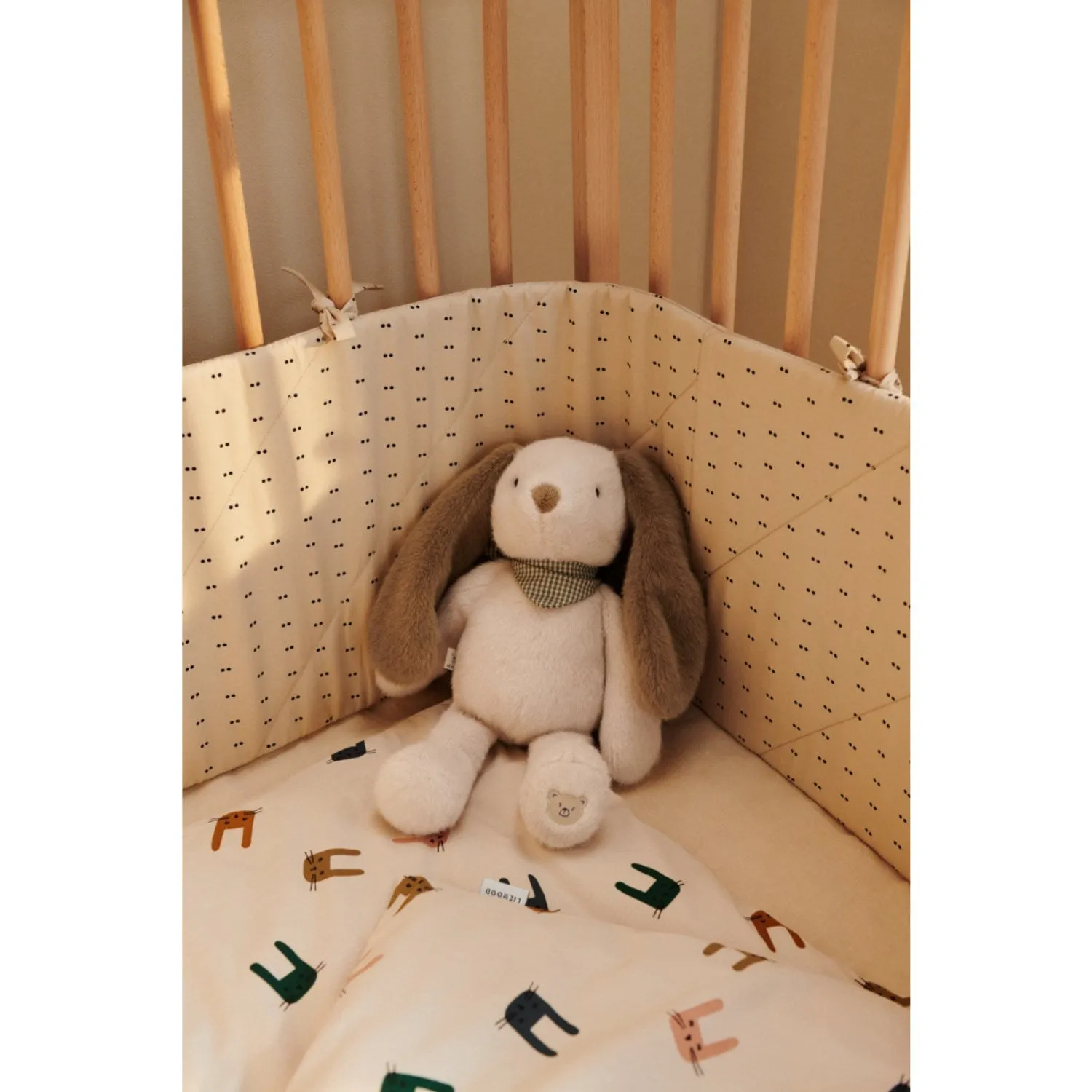 LieWood Double Dot / Silver Lining Benedicte Printed Bed Bumper