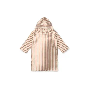 Liewood Emilia Bathrobe Poncho - Tuscany Rose/Creme de la Creme - Stripe