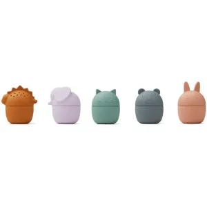 LIEWOOD Multi Mix Gaby Bath Toys 5-Pack