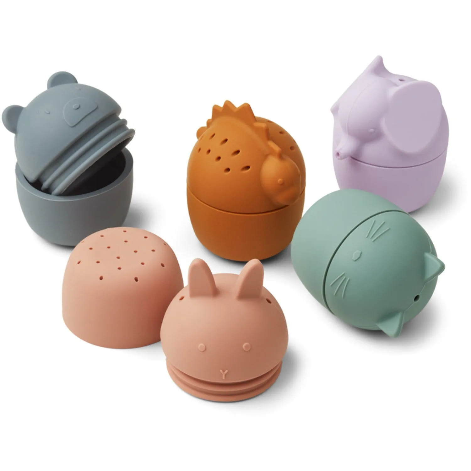 LIEWOOD Multi Mix Gaby Bath Toys 5-Pack