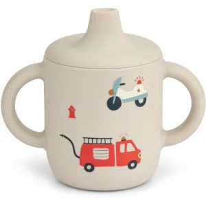 Liewood Neil Sippy Cup Emergency Vehicle/Sandy