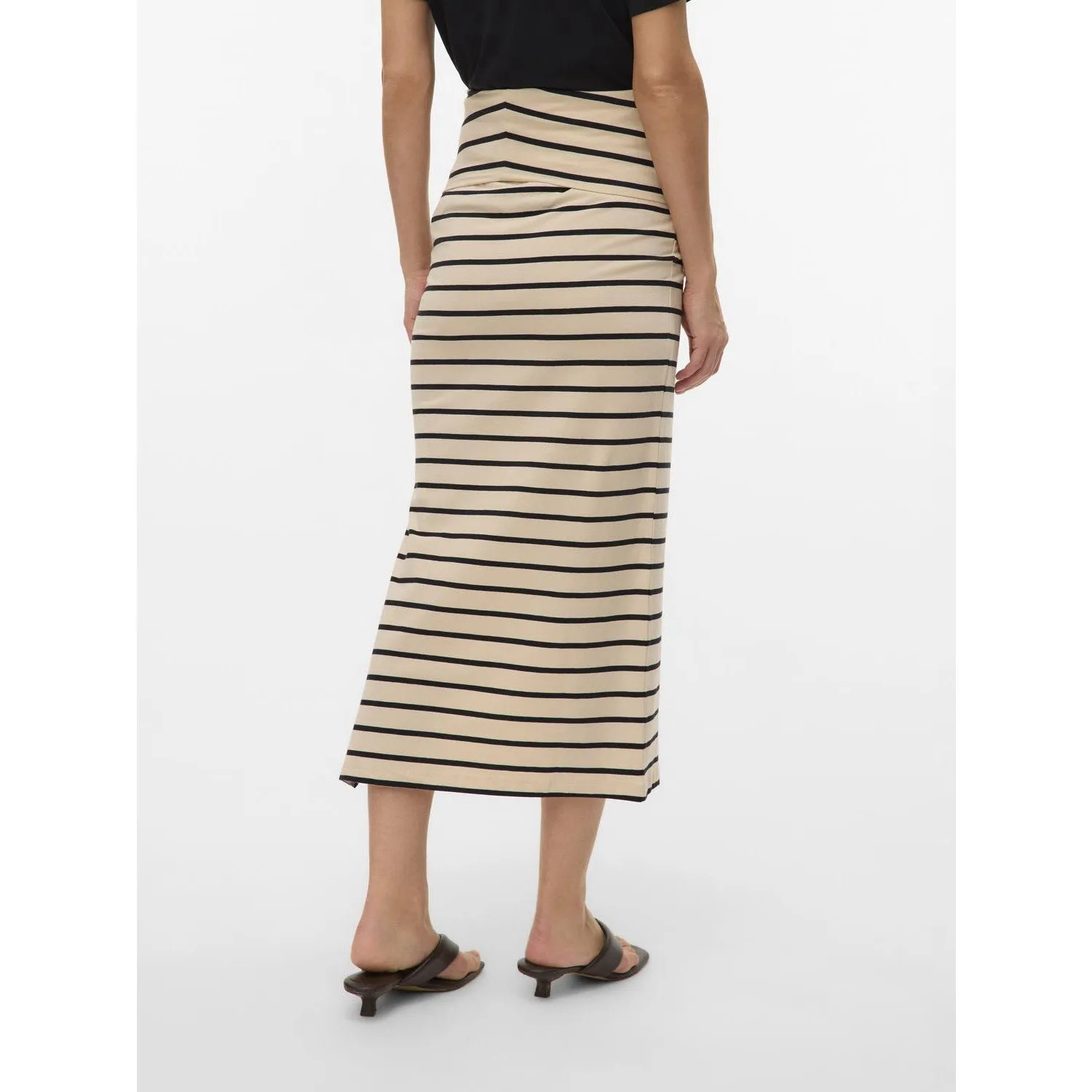 Mama;licious French Oak Mleva Yd Jrs Maxi Skirt Noos