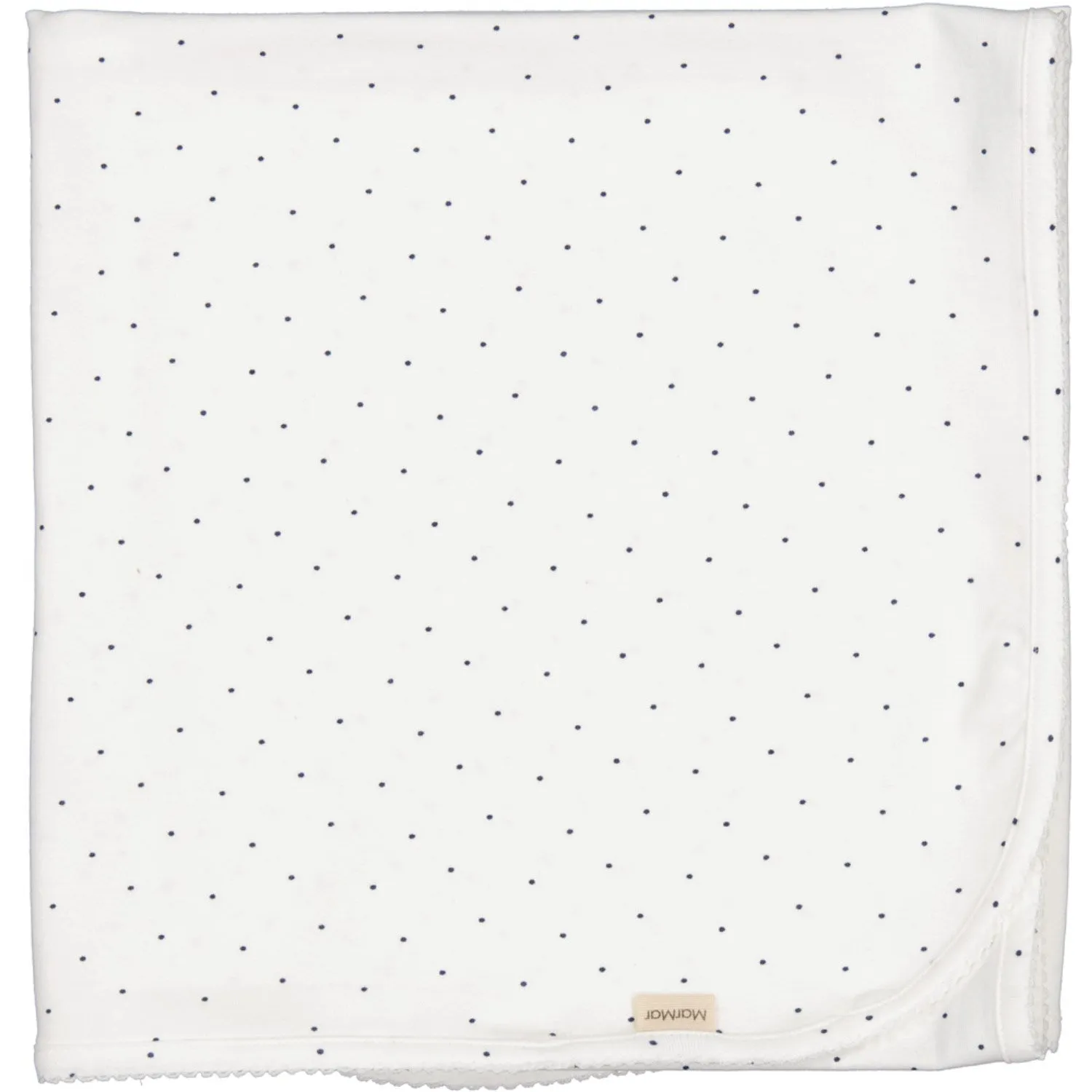 MarMar Modal Smooth Print Blue Dot Alida Blanket