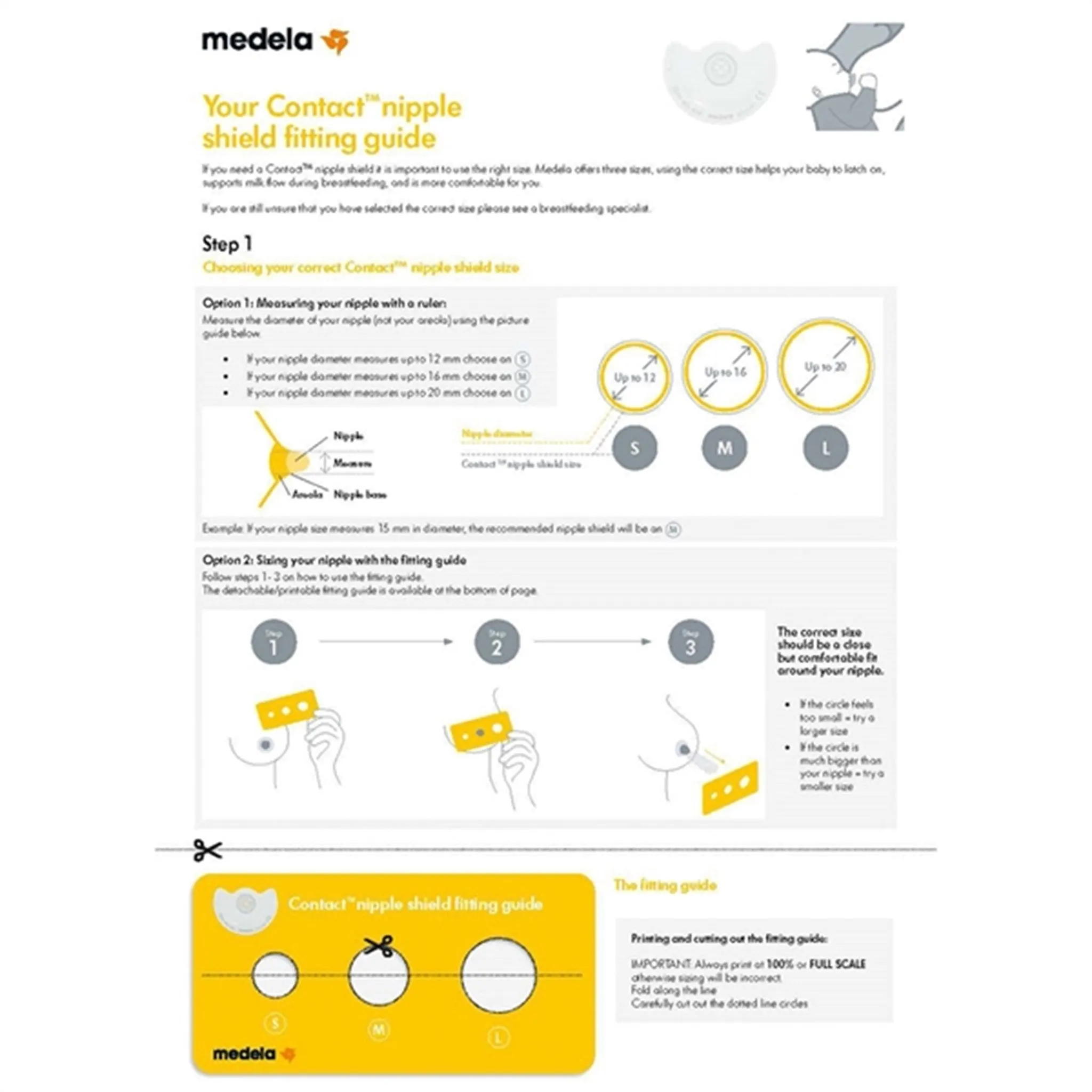medela Contact Nursing Pads 16 mm 2-Pack