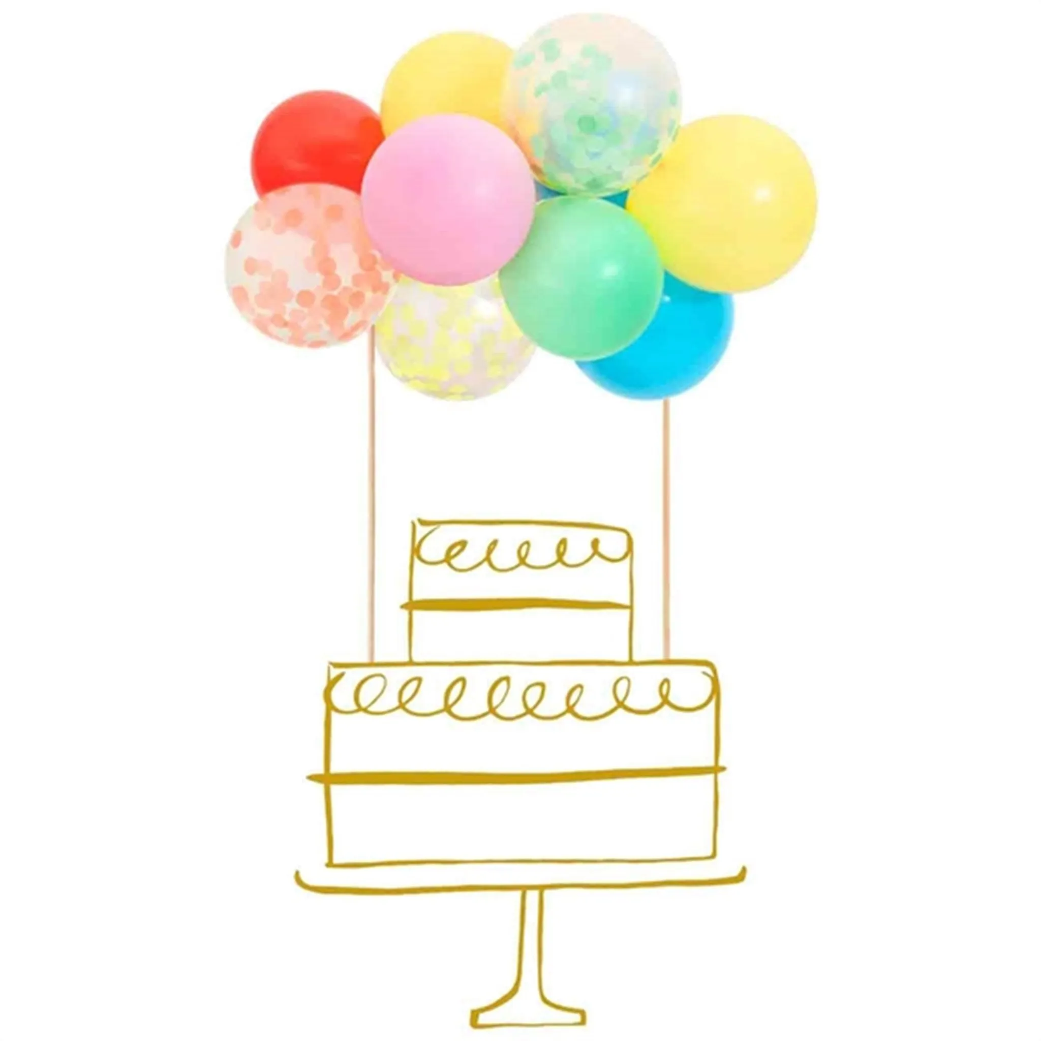 Meri Meri Balloon Cake Decoration