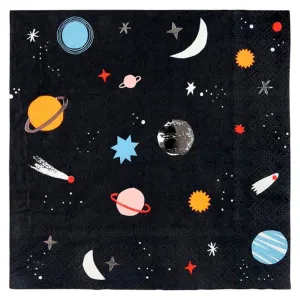 Meri Meri Space Napkins Large 16 pcs