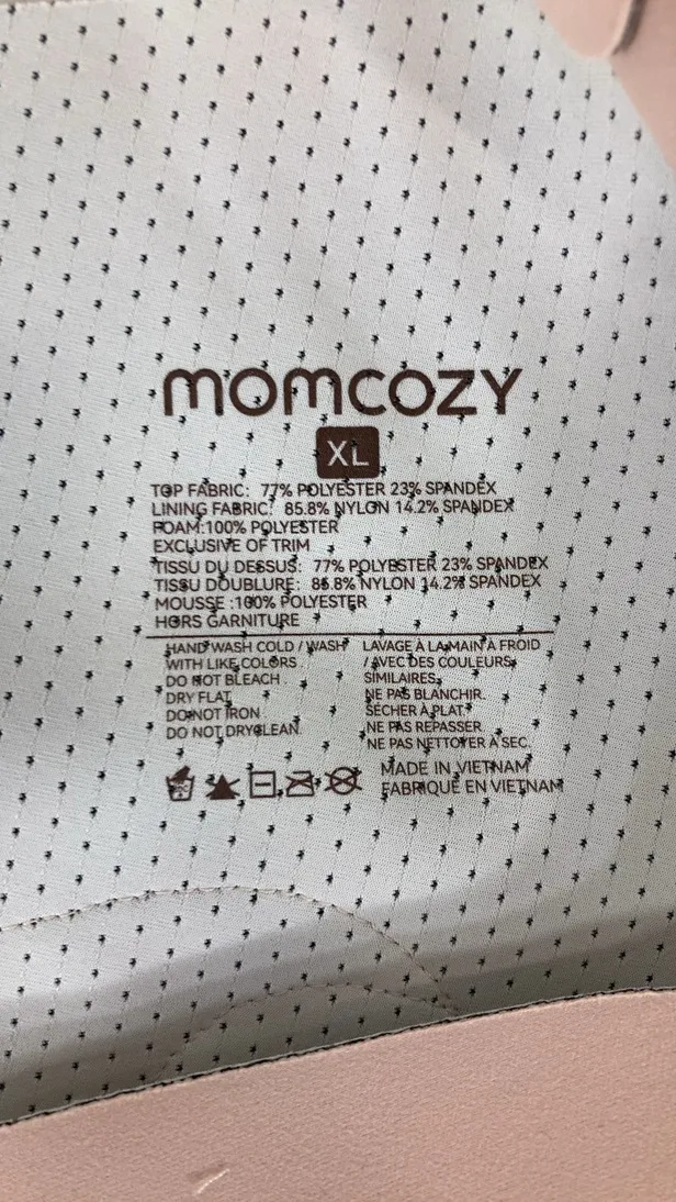 Momcozy Ergonest Maternity Belly Band, XL, Oyster Pink