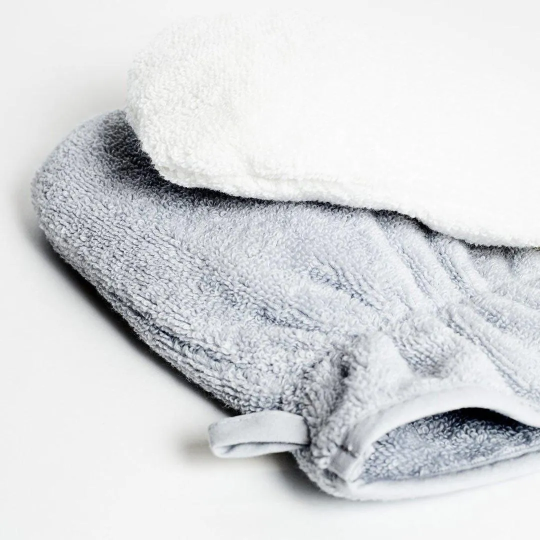 MORI Bath-Time Towel Mitt - Blue