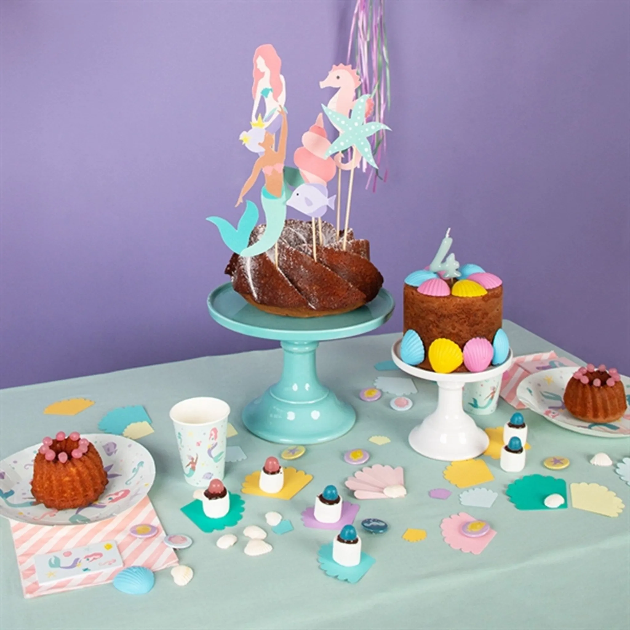 My Little Day Mermaid Cups 8 pcs