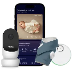 Owlet Bedtime Blue Dream Sock   Cam2 Bundle