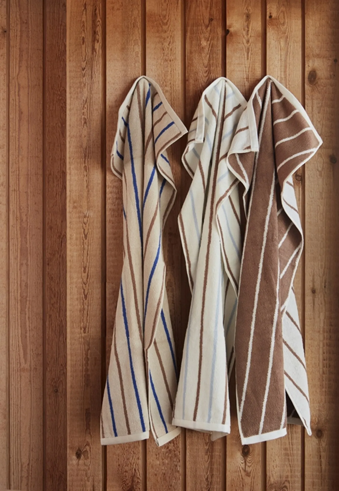 OYOY Raita Hooded Towel Cloud/Caramel