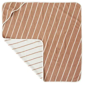 OYOY Raita Hooded Towel Cloud/Caramel