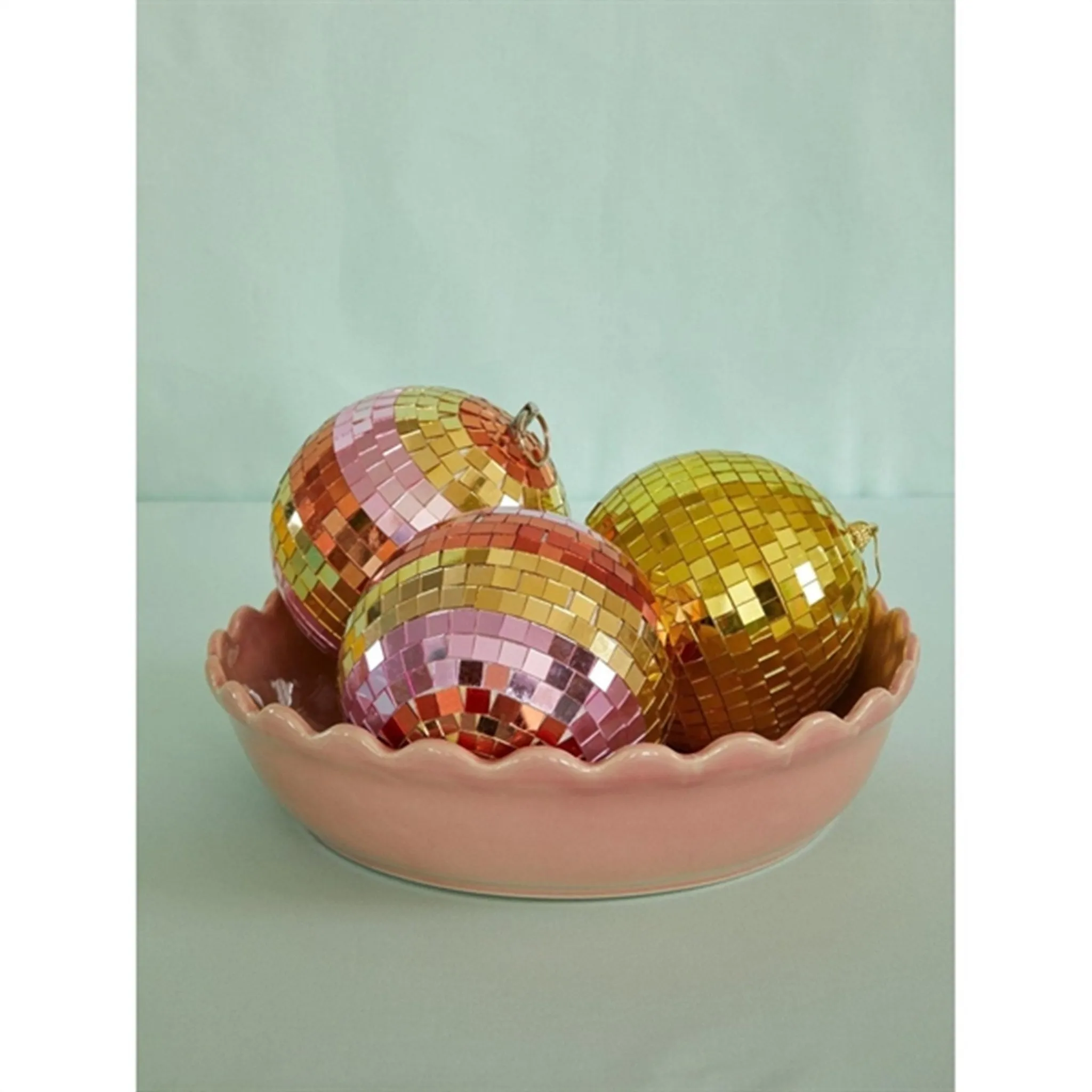 RICE Gold Medium Disco Ball