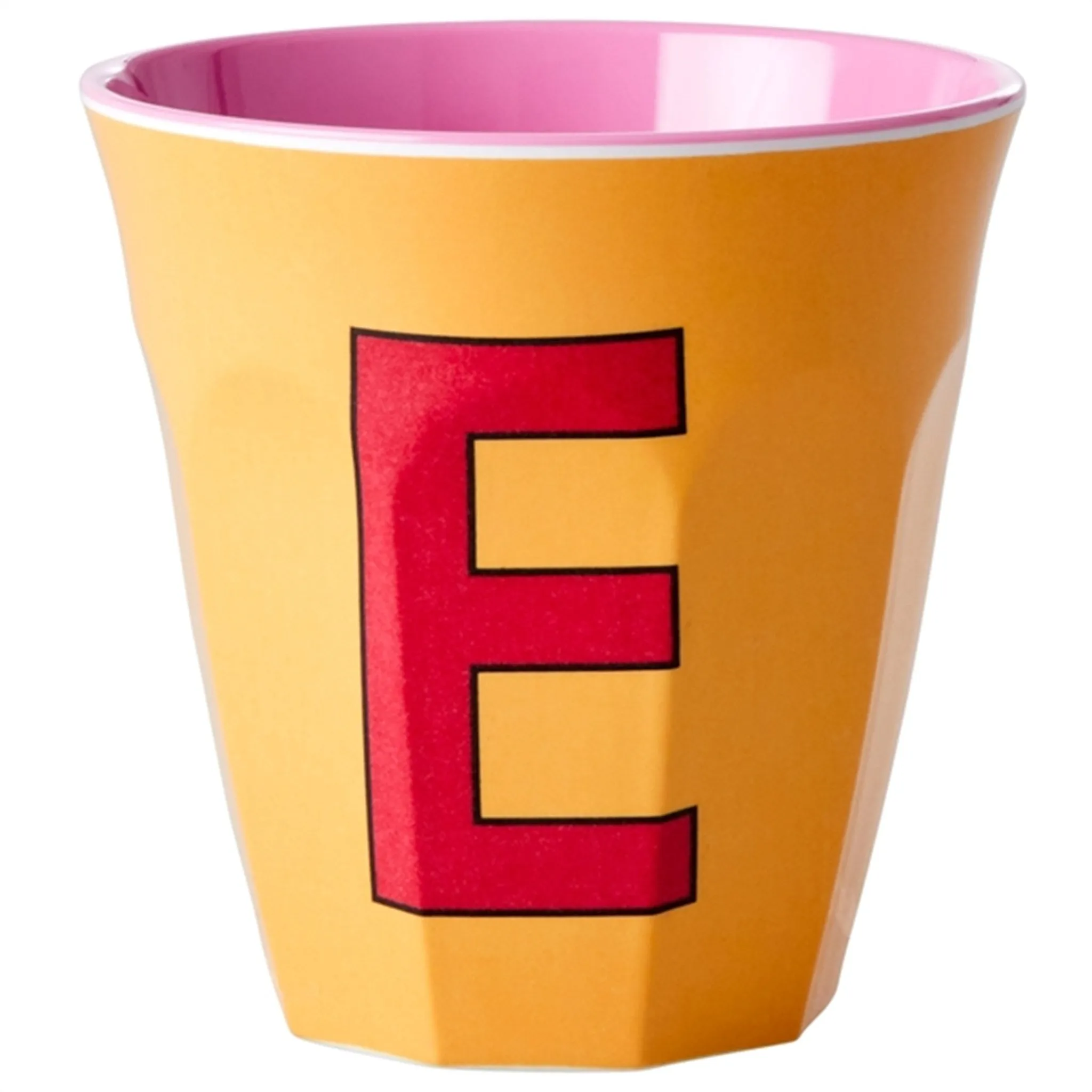RICE Pinkish Colors Melamine Alphabet Cup