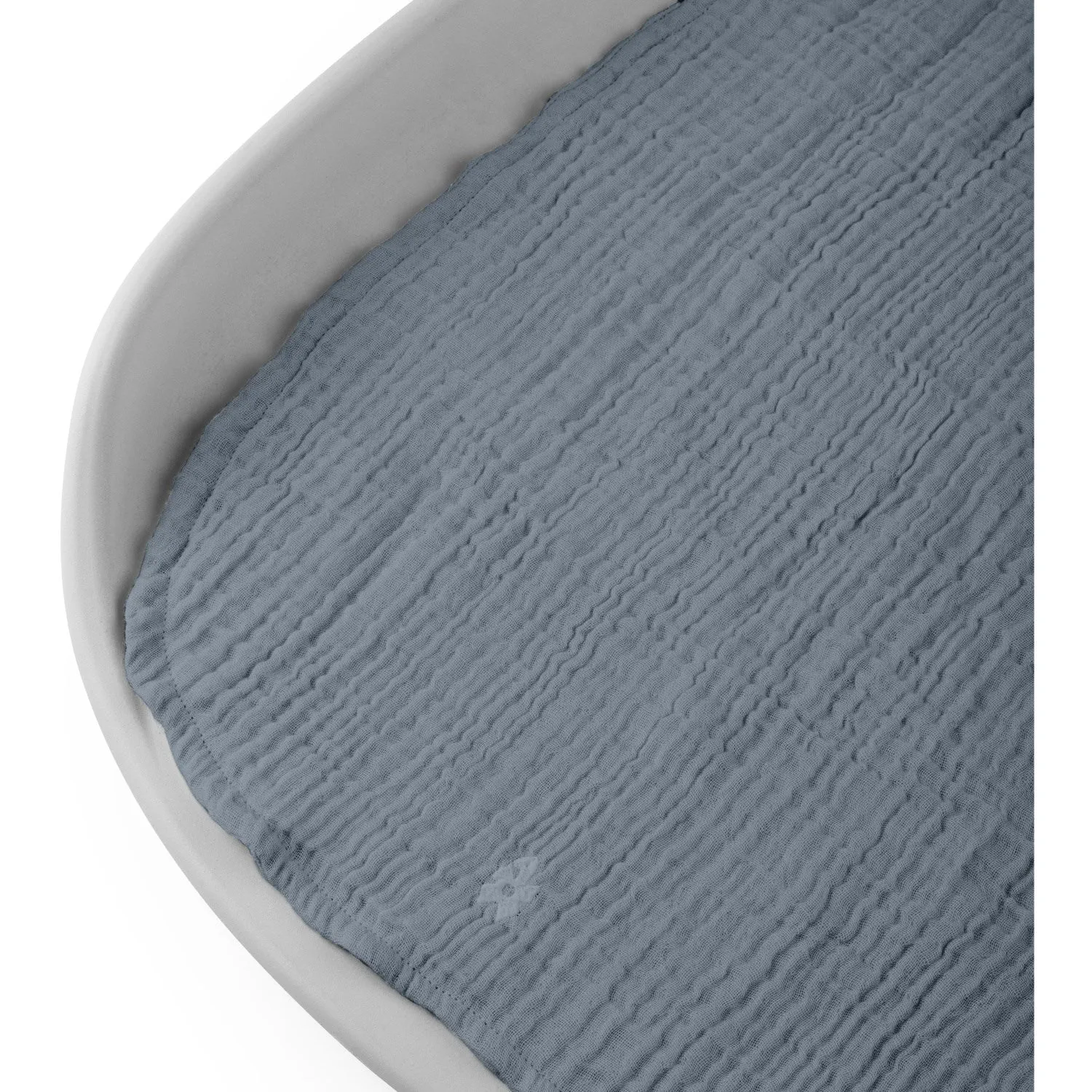 Sebra Blue Nursing Towel 6-layer 2-Pack Muslin