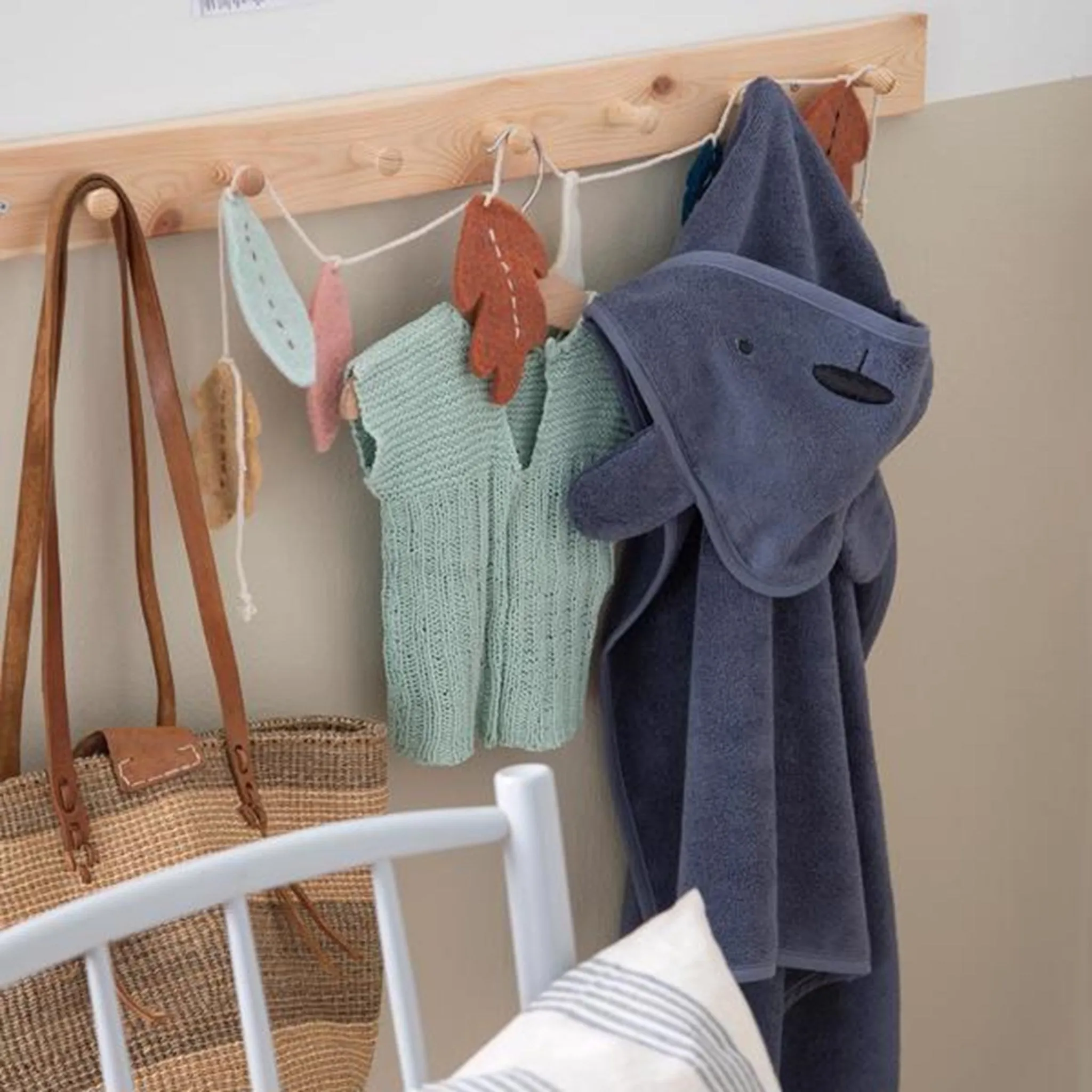 Sebra Towel Bear Milo Bramble Blue