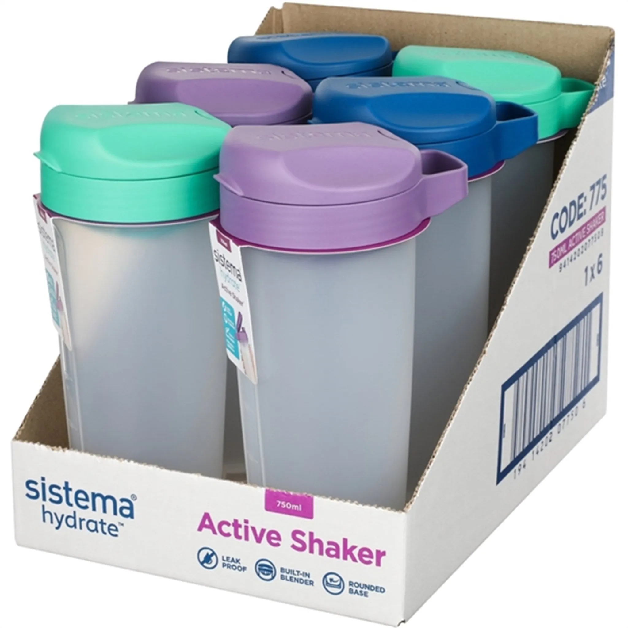 Sistema Active Shaker 750 ml Ocean Blue