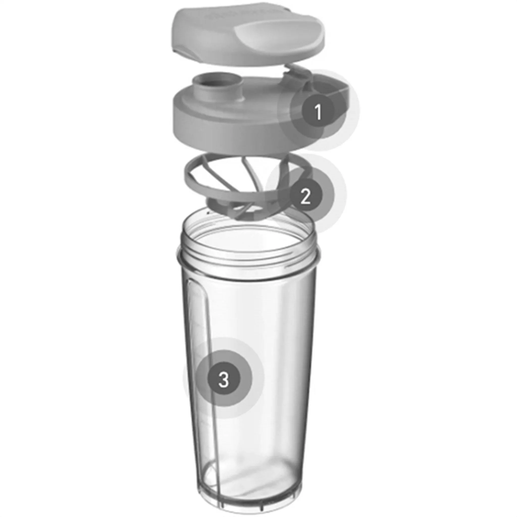 Sistema Active Shaker 750 ml Ocean Blue