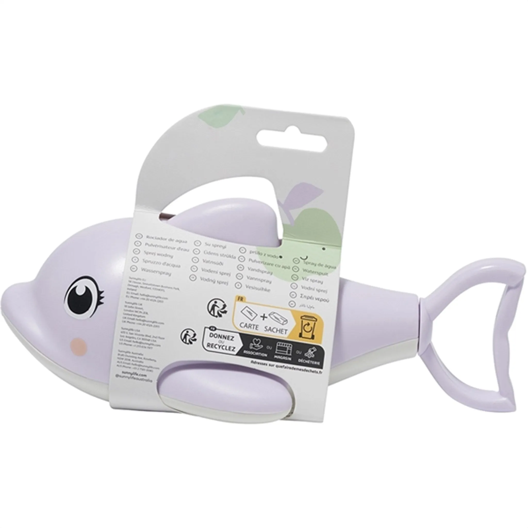 SunnyLife Bath Squirters Dolphin Pastel Lilac