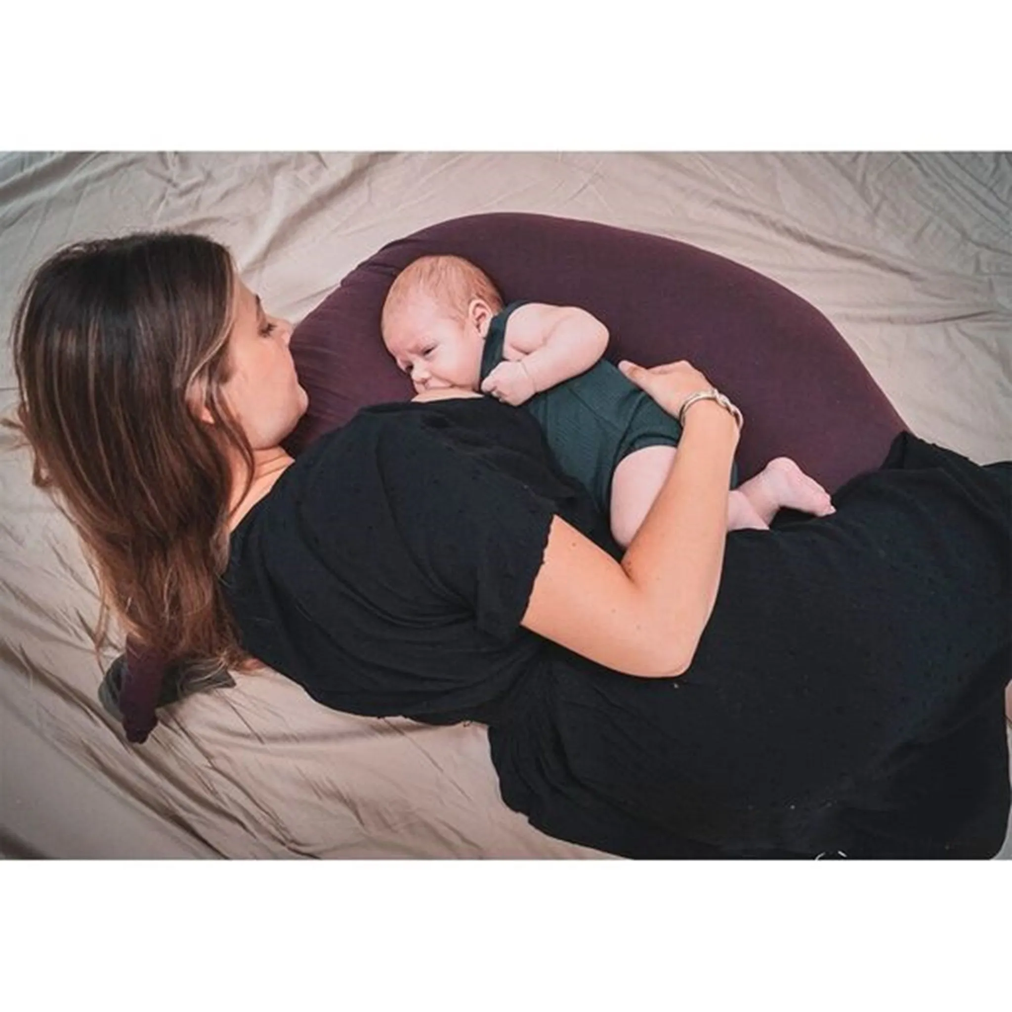 That's Mine Nursing Pillow Blue