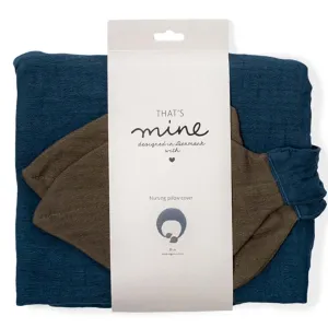 That's Mine Nursing Pillow Cover Blue