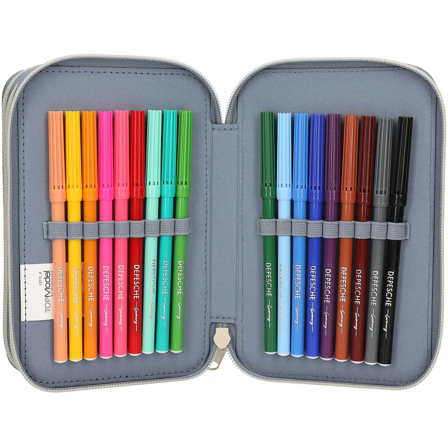 TOPModel Cat Love Triple Pencil Case