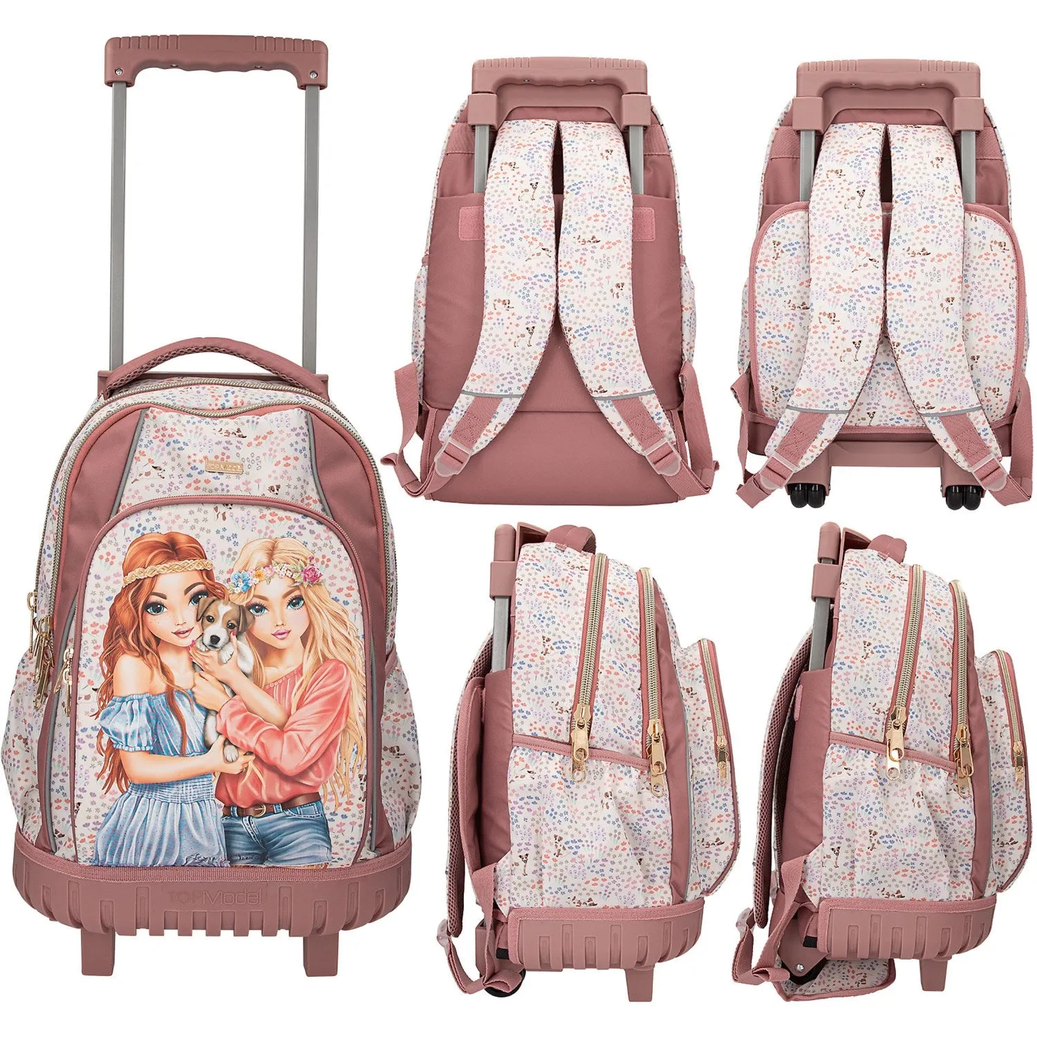 TOPModel Shoelerygsæk M/Trolley Velo Fleur