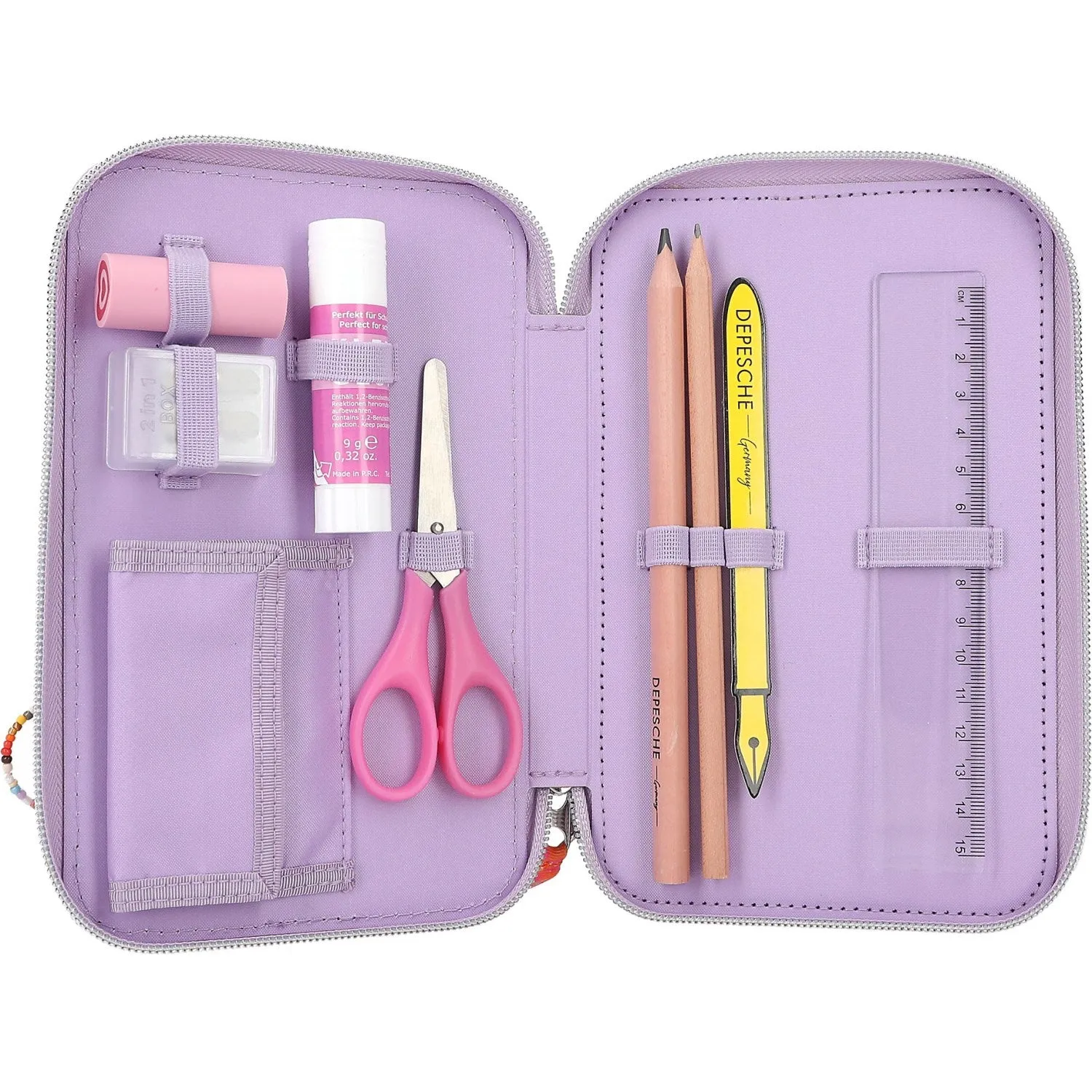 TOPModel Trippel Pencil Case M/Magnetisk Smartphone Joy