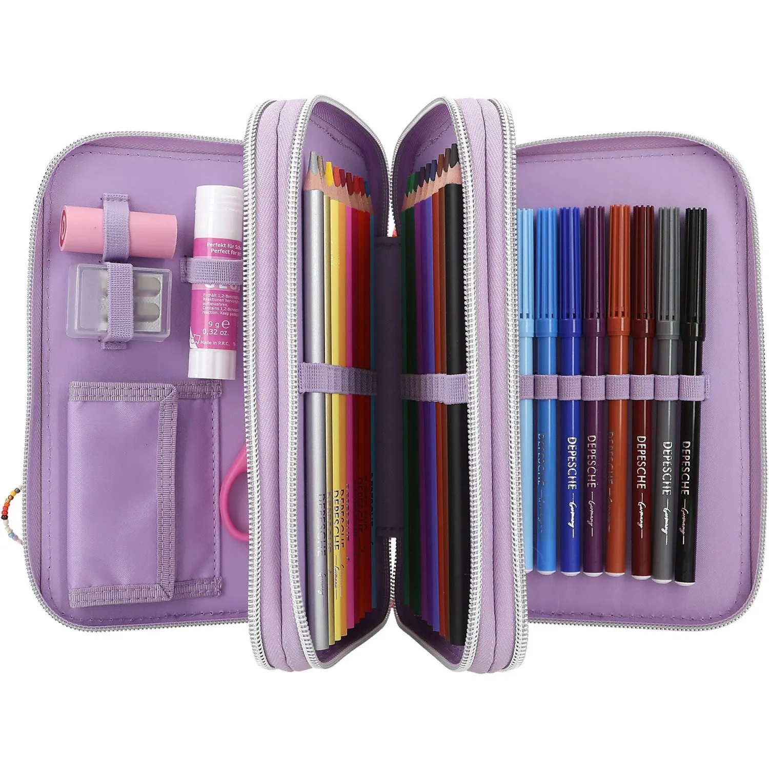 TOPModel Trippel Pencil Case M/Magnetisk Smartphone Joy