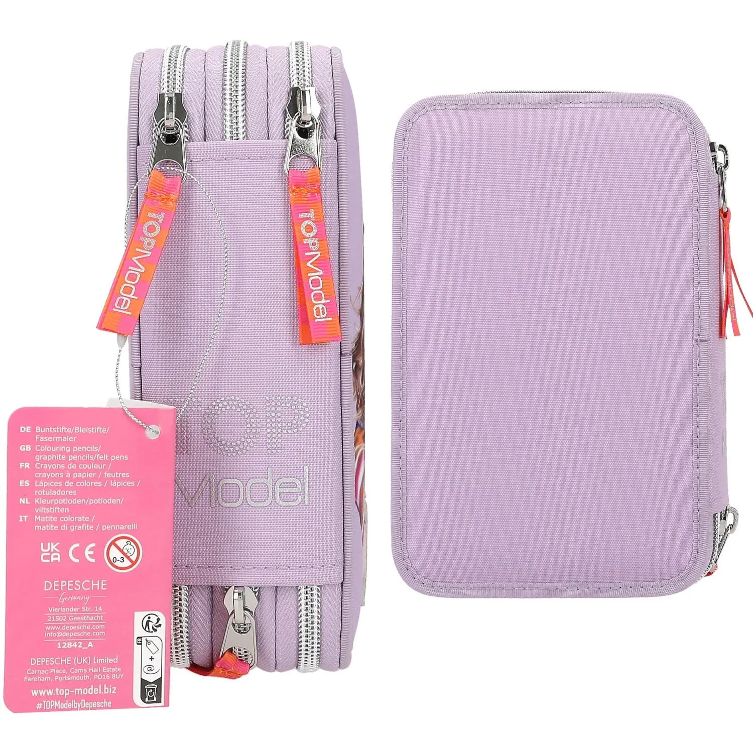 TOPModel Trippel Pencil Case M/Magnetisk Smartphone Joy