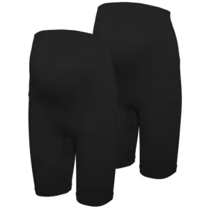 Vero Moda Maternity Black Isa Seamless Biker Shorts Noos 2-pack